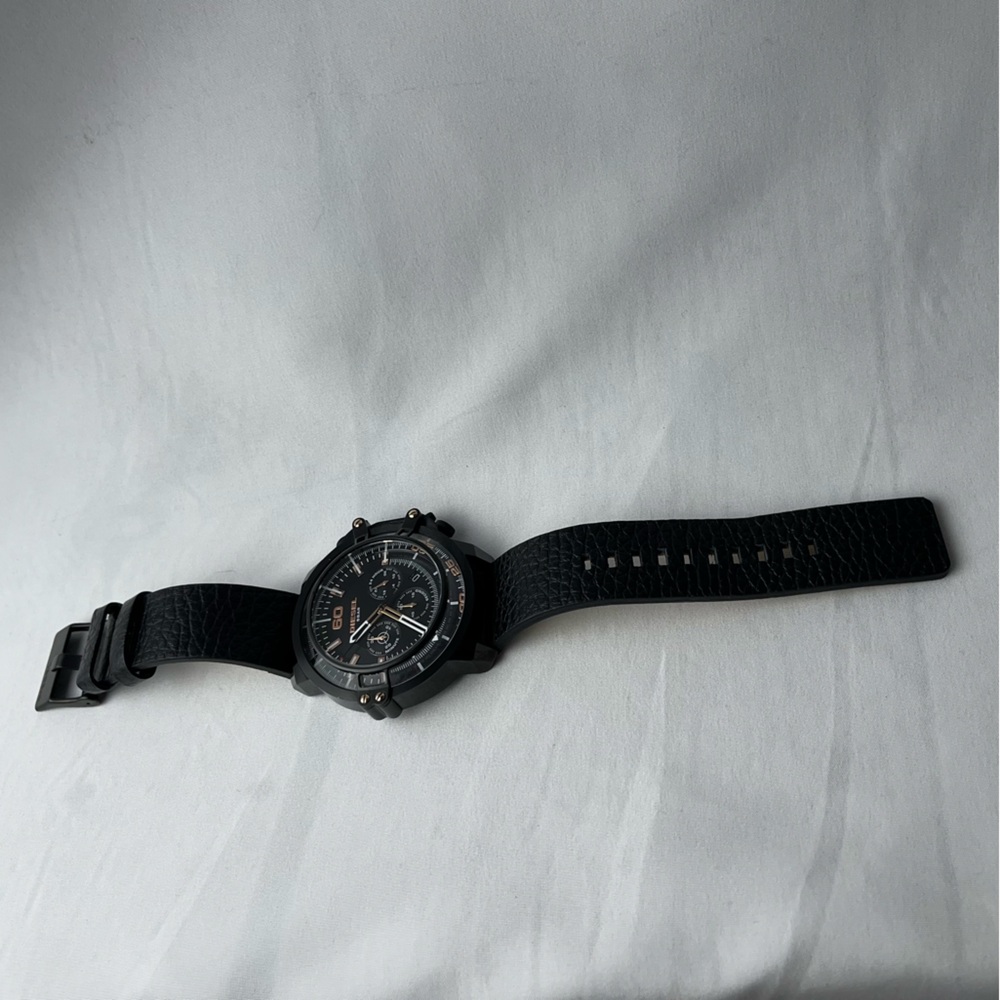Diesel Deadeye Leather Chronograph Mens Watch DZ4409 - Picture 11 of 12
